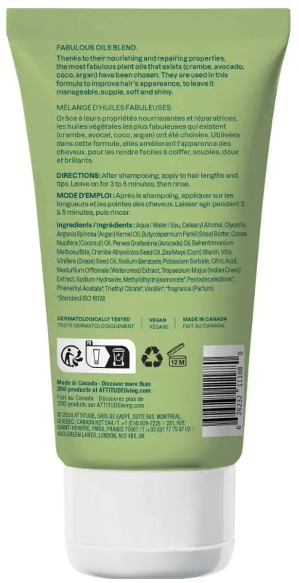 Attitude Repairing Fabulous Oils Haarmasker 150ml