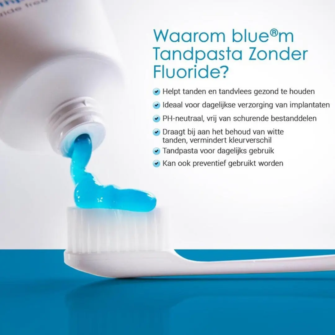 Bluem Tandpasta Fluoridevrij - 3x75ml
