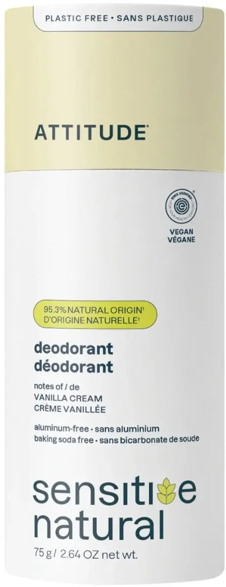 Attitude Vanilla Cream Deodorant 75g