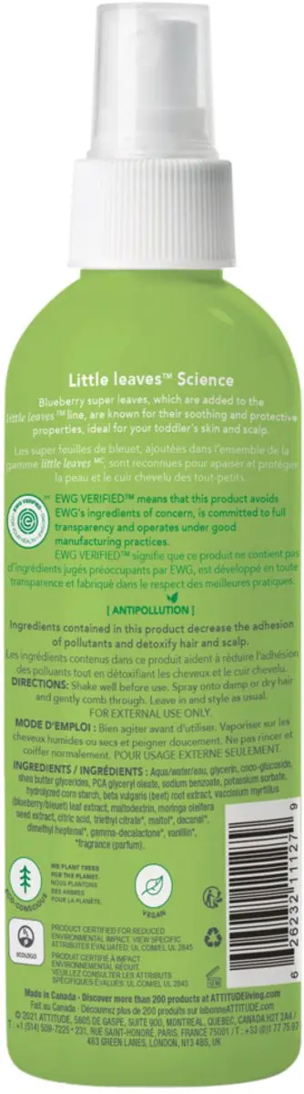 Attitude Baby Haar- en Douchegel 240ml