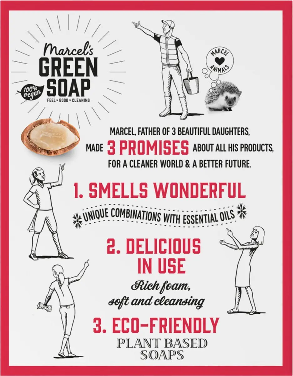 Marcel's Green Soap Shampoobar Argan & Oudh - 72 Stuks 90g