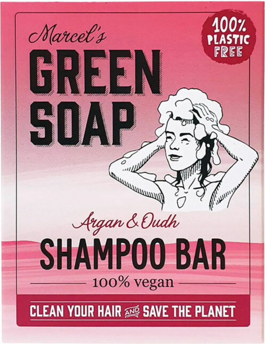 Marcel's Green Soap Shampoobar Argan & Oudh - 72 Stuks 90g