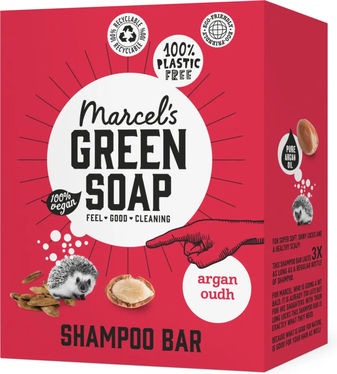 Marcel's Green Soap Shampoobar Argan & Oudh