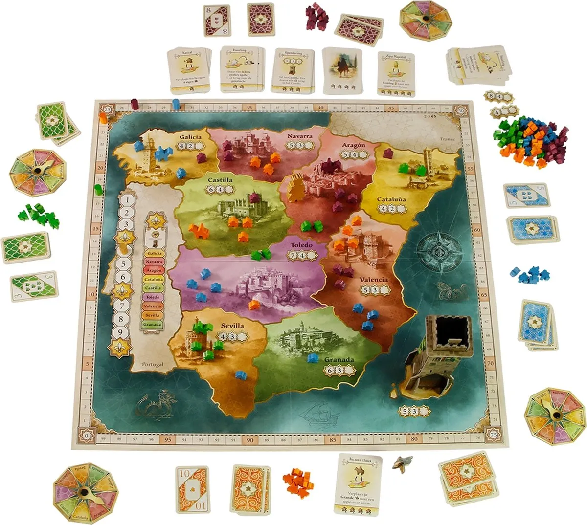 999 Games El Grande Bordspel Vernieuwde Versie - 2-5 Spelers