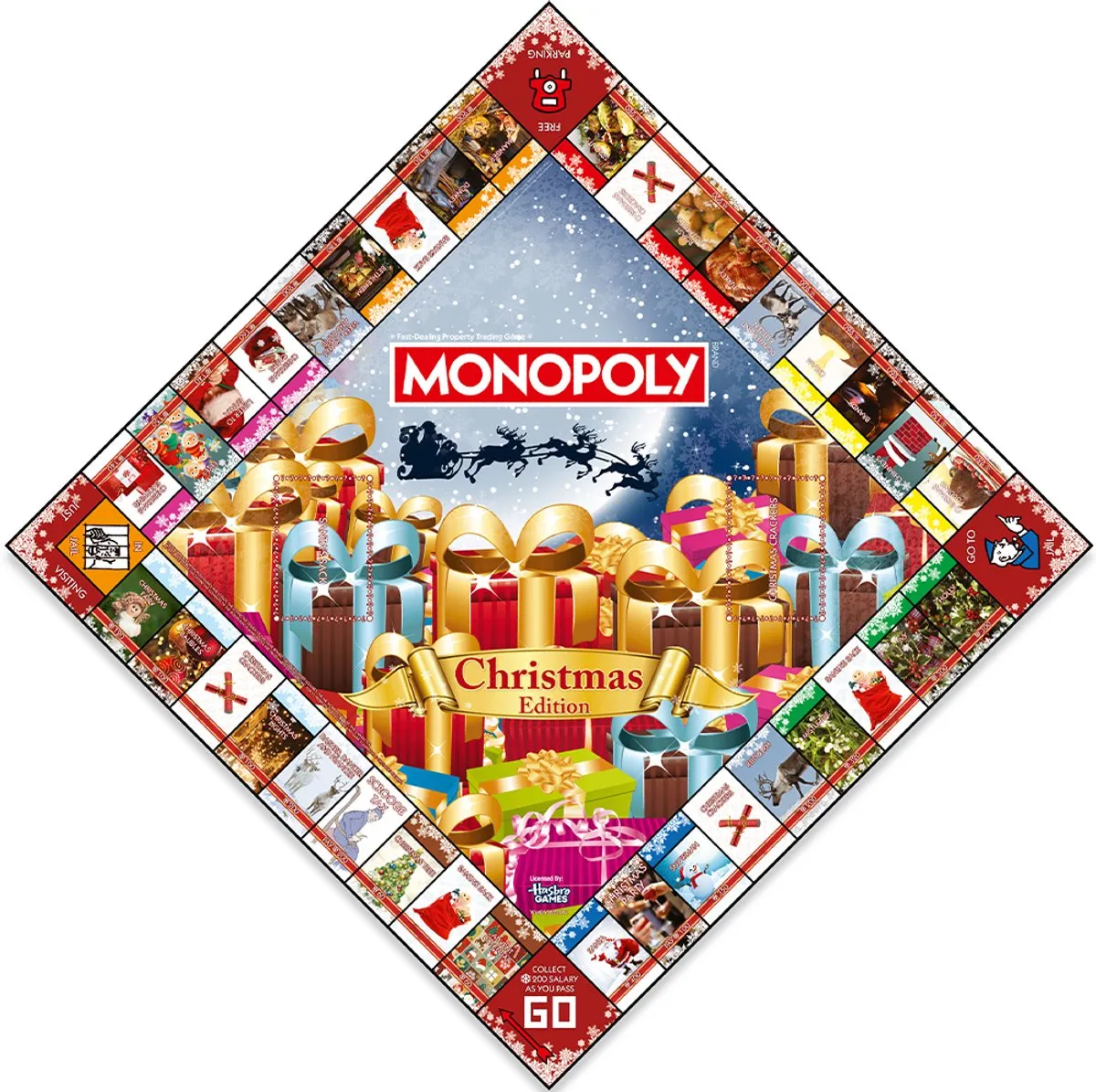 Winning Moves Monopoly Limited Edition Kersteditie 2026