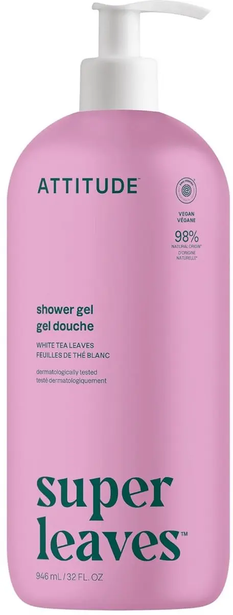 Attitude Super Leaves Douchegel 473ml - Kalmerend Witte Thee