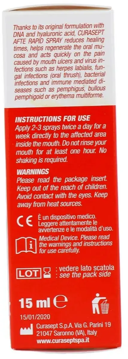 Curasept Afterapid DNA Mondspray 15ml