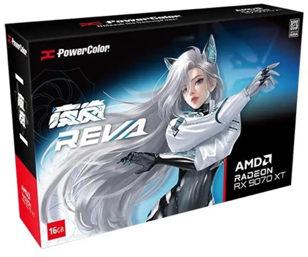 PowerColor RX 9070 XT Hellhound REVA 16GB - Wit - afbeelding 6 van 6