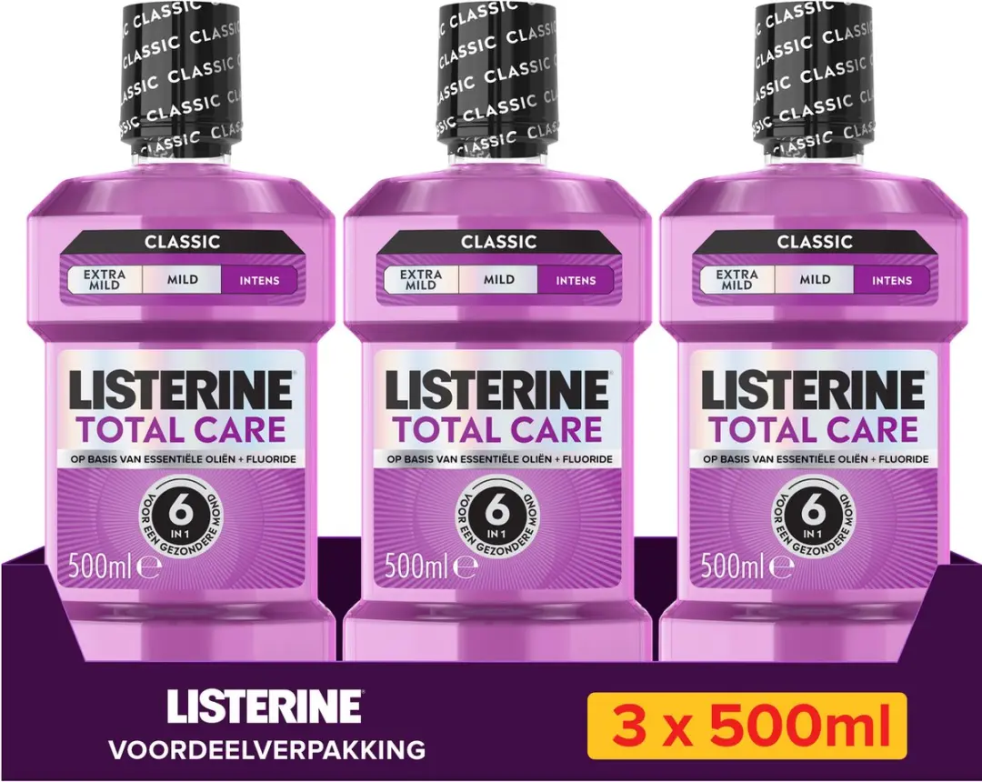 Listerine Total Care Intens Mint 3x500ml