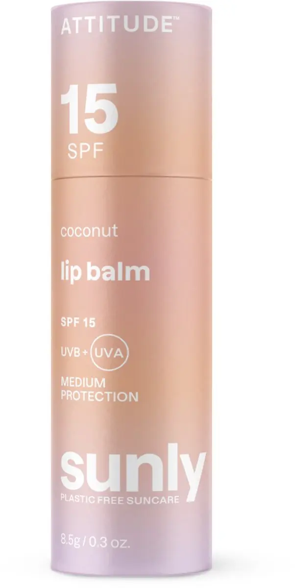 Attitude Sunly Lip Balm Coconut SPF 15