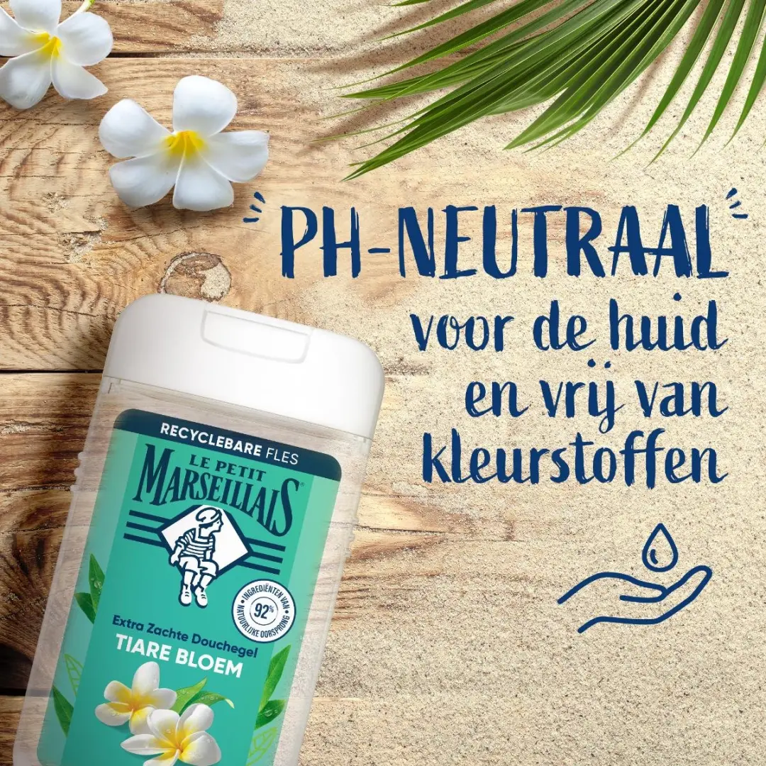 Le Petit Marseillais Douchegel Tiare & Monoï 250ml - 6 Stuks