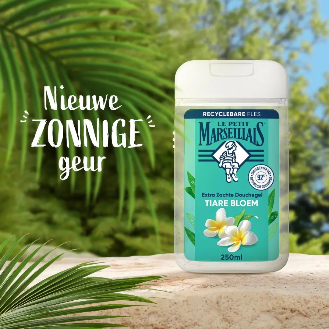 Le Petit Marseillais Douchegel Tiare & Monoï 250ml - 6 Stuks