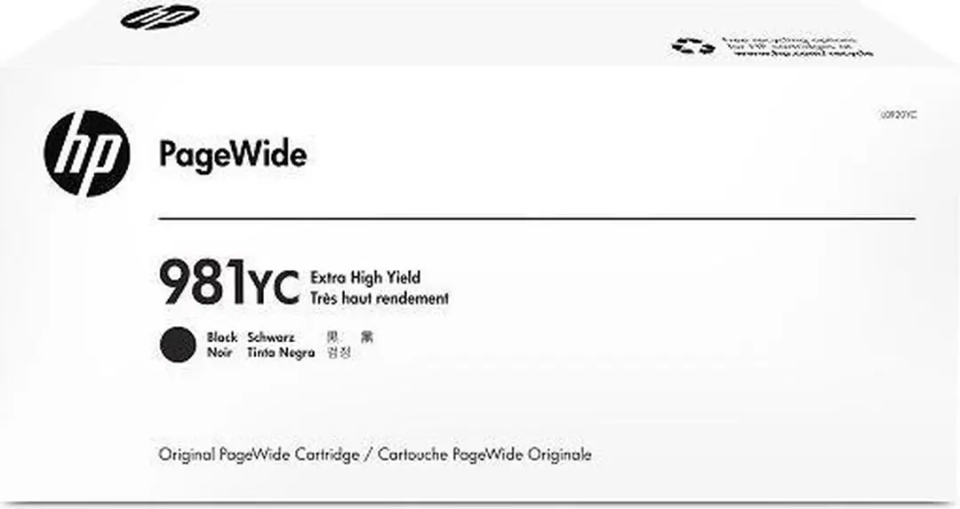 HP PageWide L0R20YC Tonercartridge Zwart