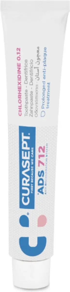 Curasept ADS 712 Gel-Tandpasta 0,12% Chloorhexidine 75ml