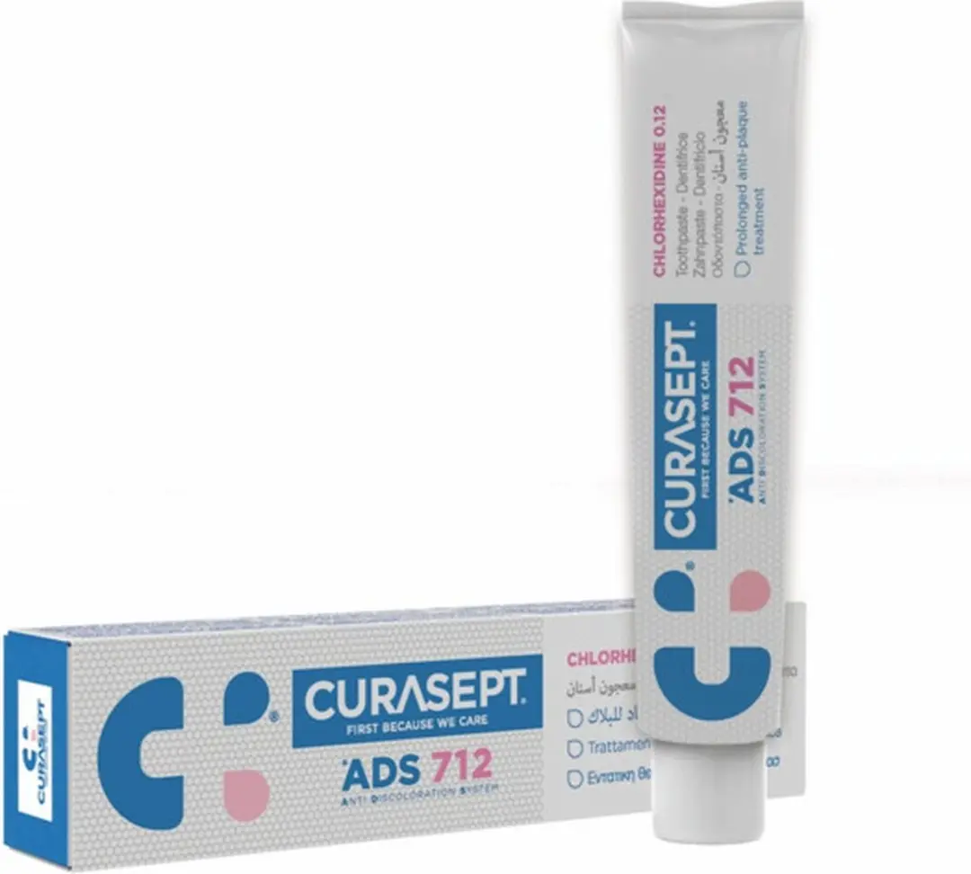 Curasept ADS 712 Gel-Tandpasta 0,12% Chloorhexidine 75ml