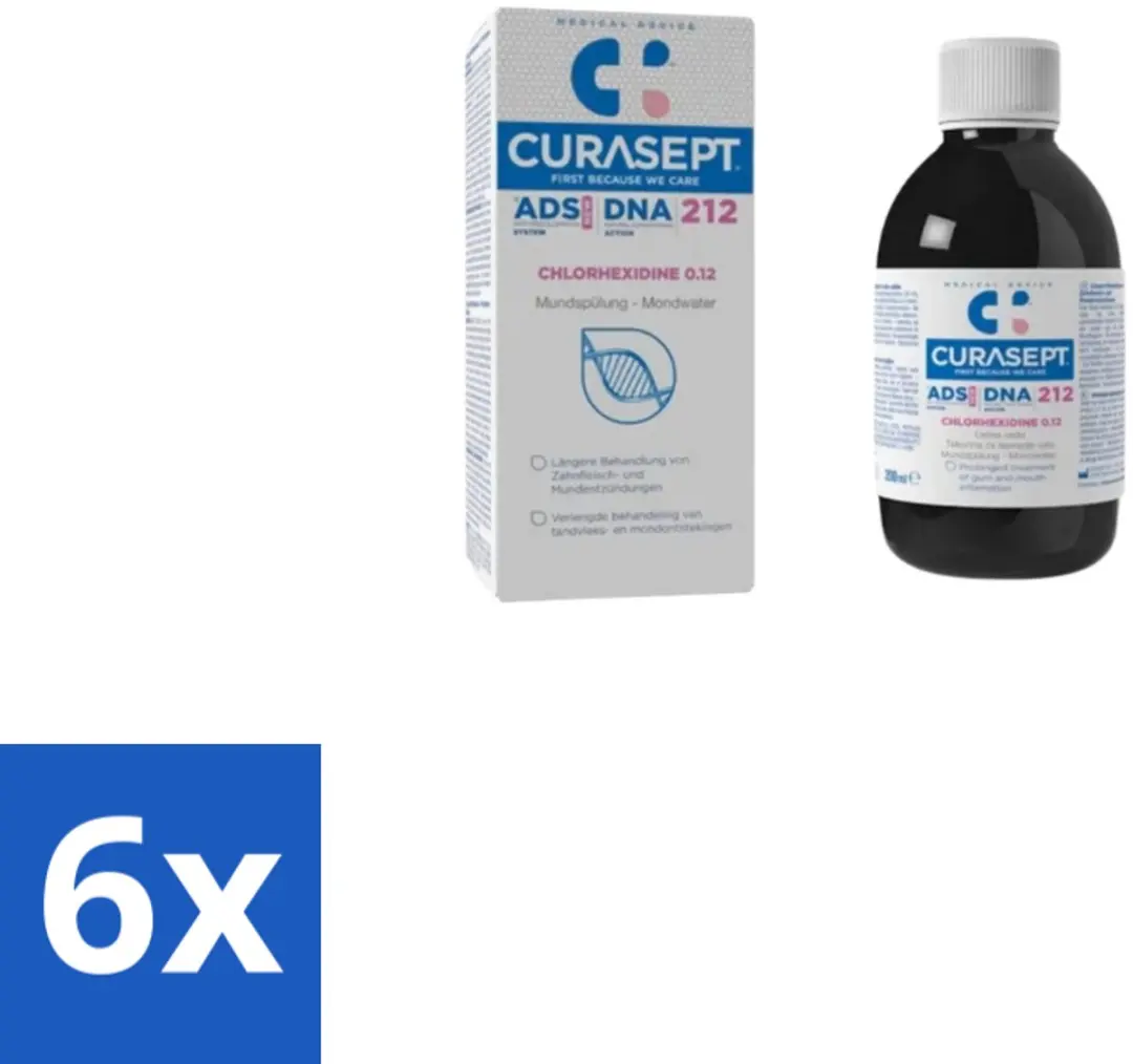 Curasept ADS DNA 212 Mondspoeling 0,12% CHX
