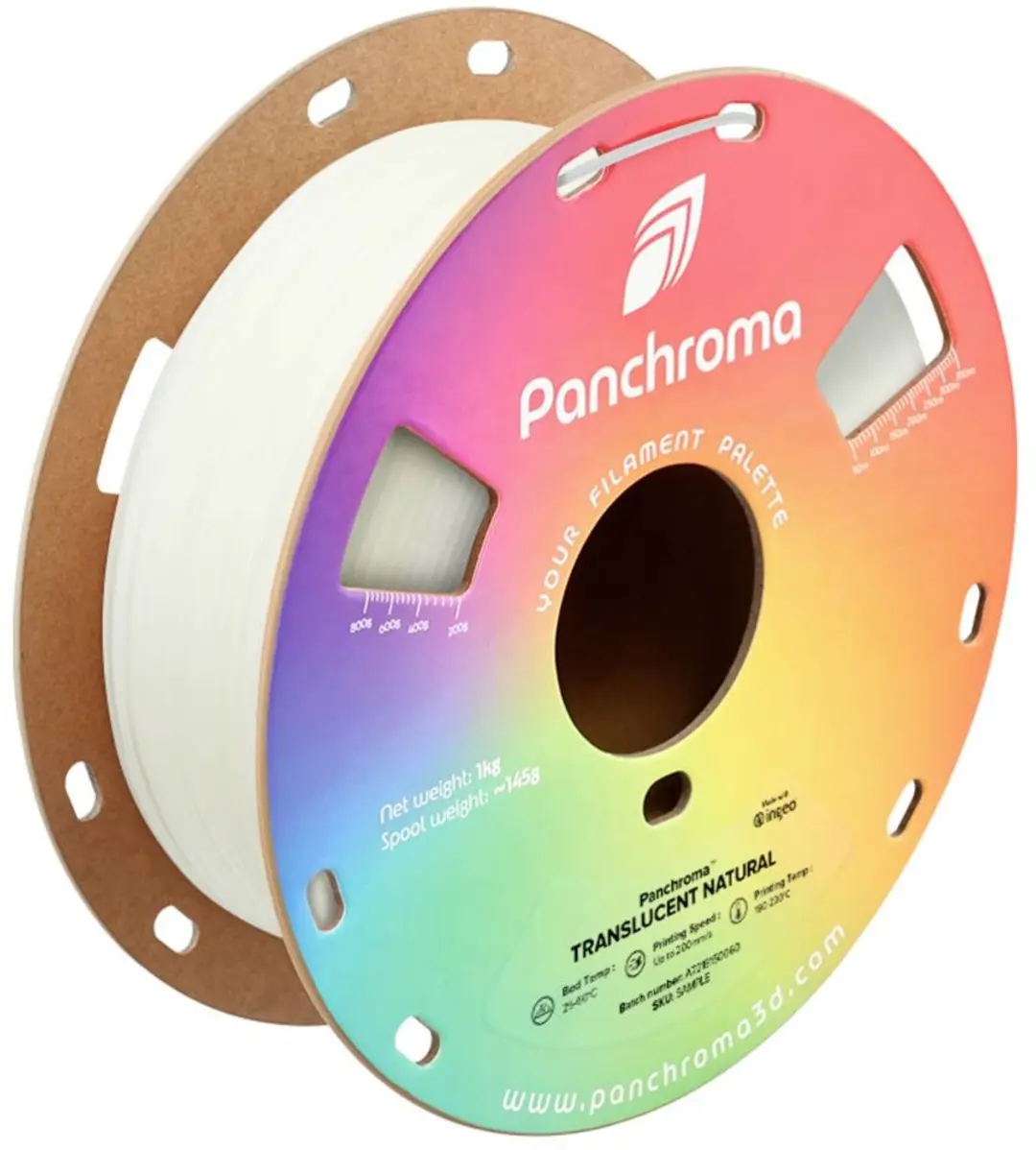 Polymaker Panchroma Translucent PLA Filament 1.75mm 1000g