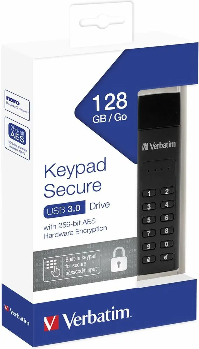Verbatim 49429 USB-stick 128GB - Zwart