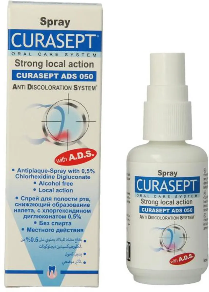 Curasept ADS Mondspray Chloorhexidine 0,05% 30ml