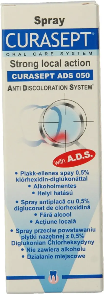Curasept ADS Mondspray Chloorhexidine 0,05% 30ml