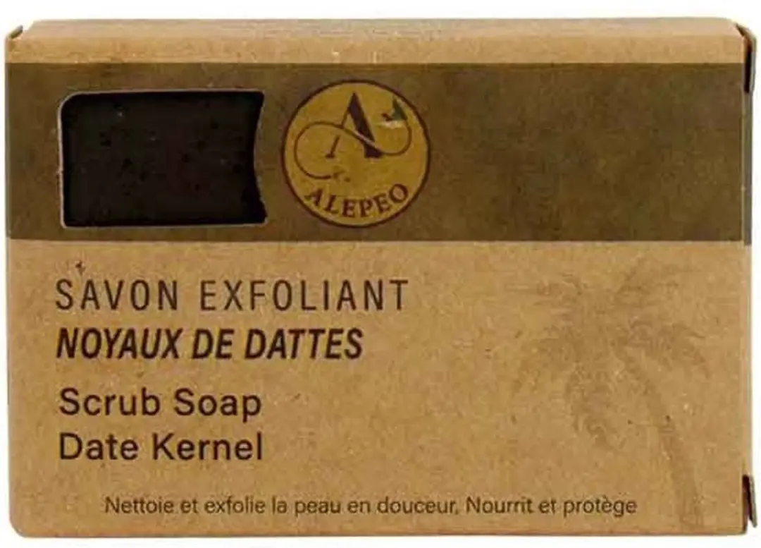 Alepeo Aleppo Exfoliërende Zeep met Dadelpitten 100g