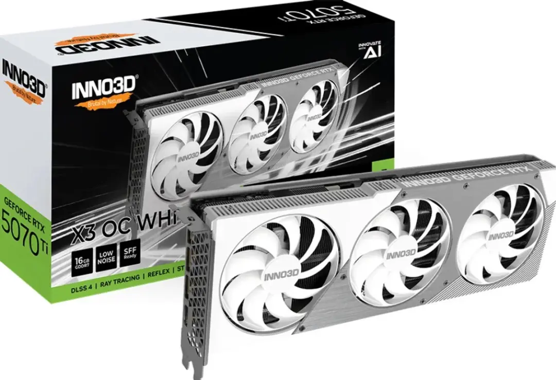INNO3D GeForce RTX 5070 Ti X3 OC White
