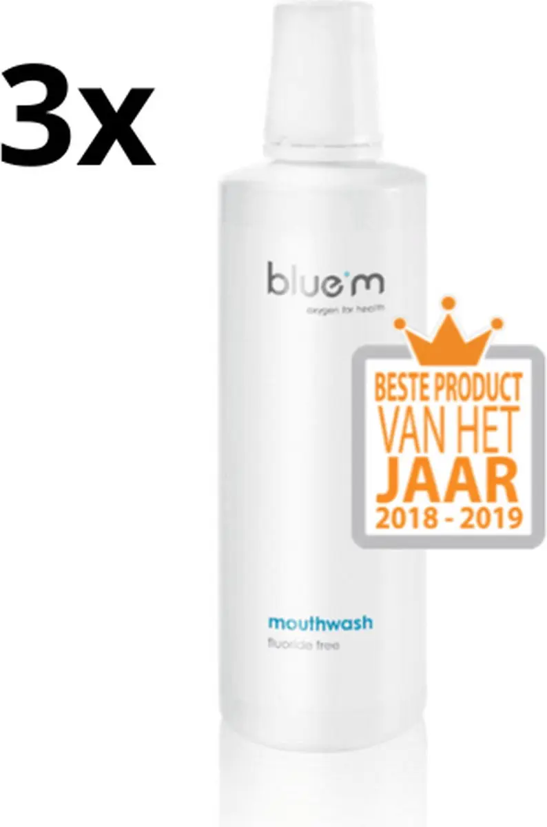 Bluem Mondwater Fluoridevrij 500ml
