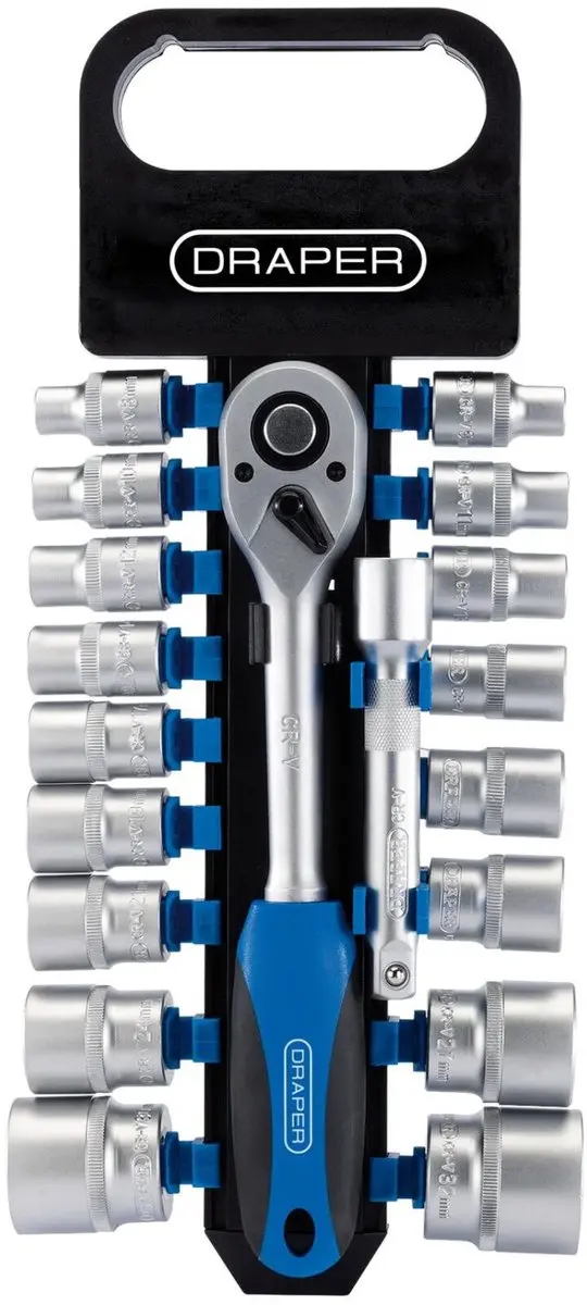 Draper 1/2" Doppenset 19-delig