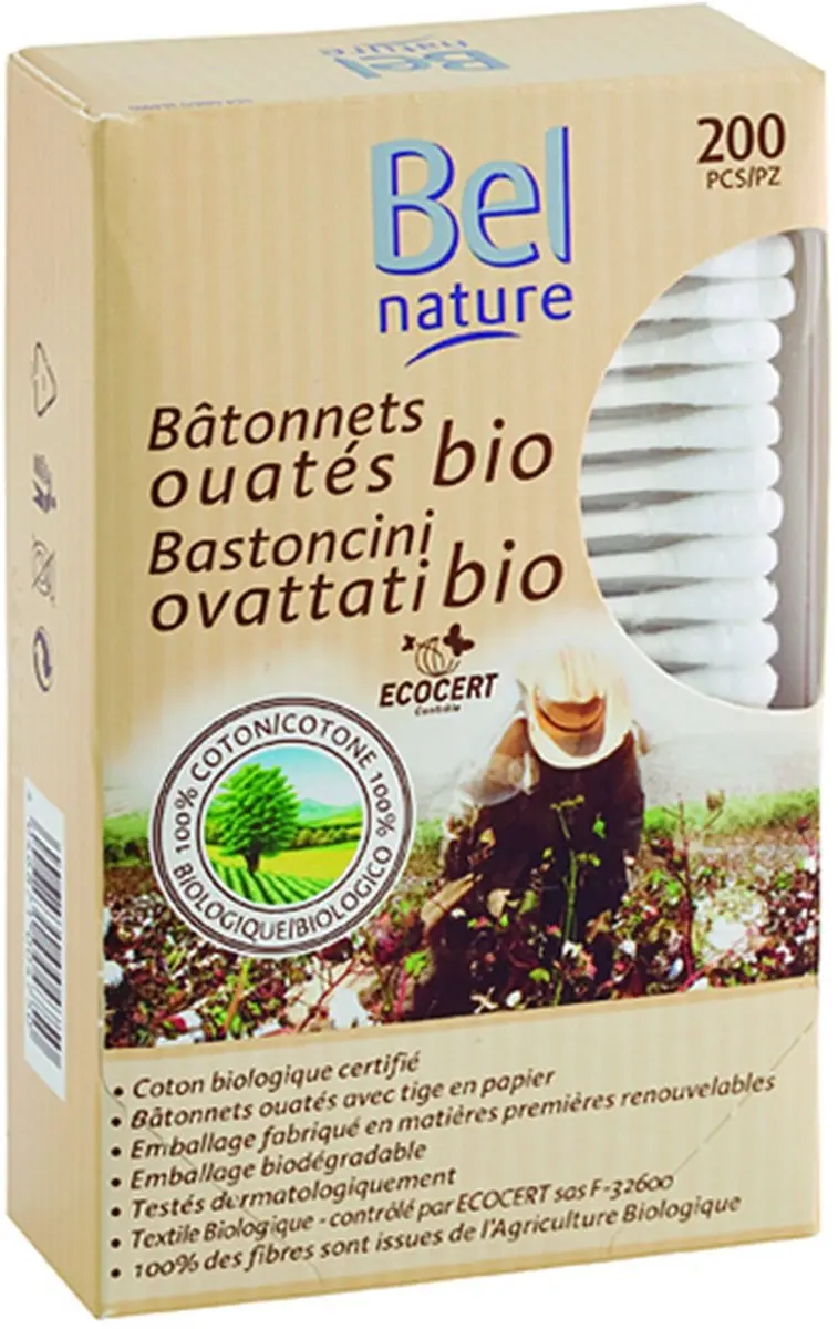 Bel Nature Organische Wattenstaafjes