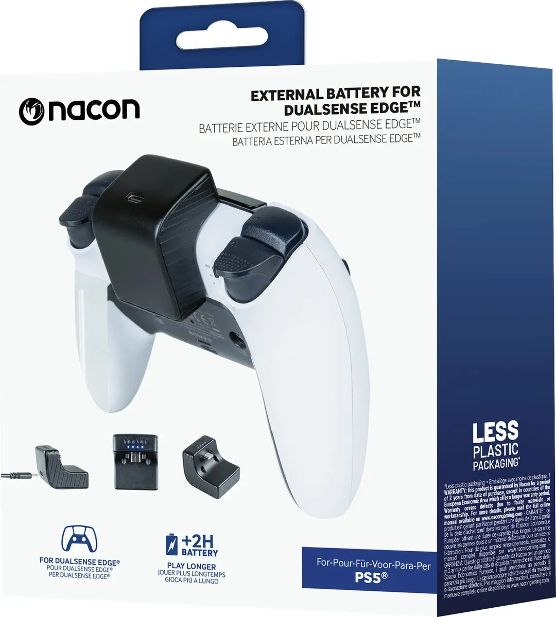 Nacon Externe Batterij PS5BATPACK DualSense Edge