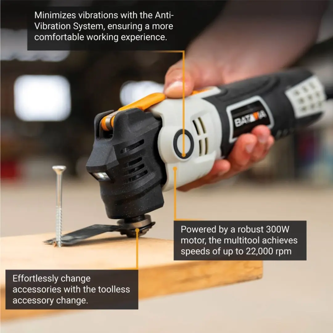 Batavia 7064717 Multitool 300W - Anti-vibratie