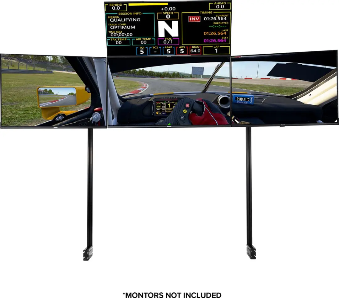 Next Level Racing Elite NLR-E037 Quad Monitor Stand - Zwart