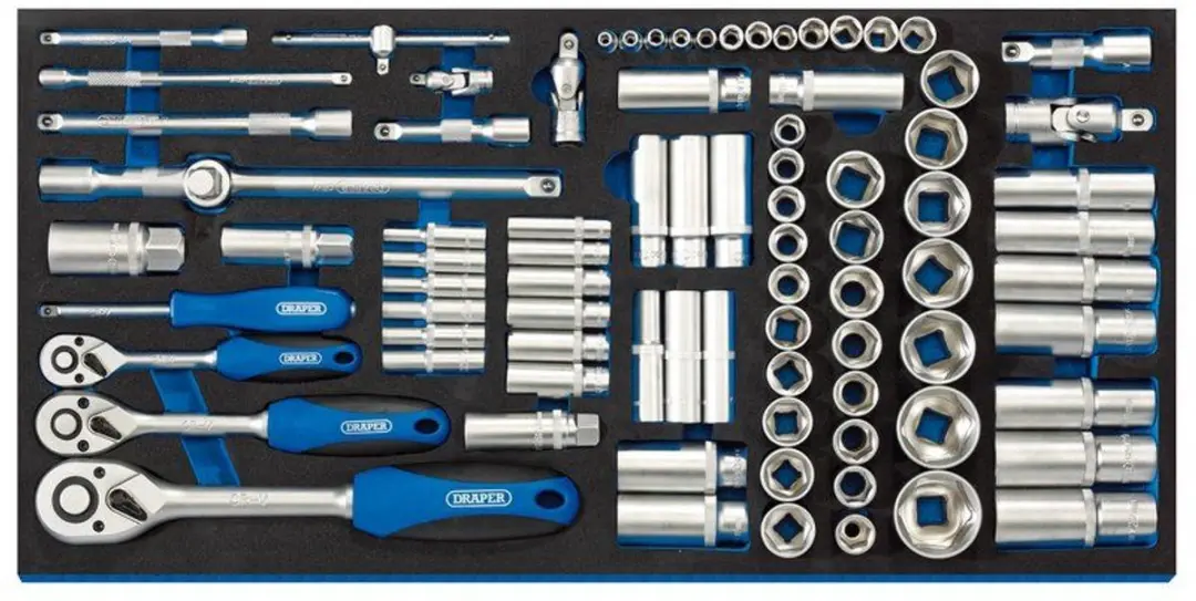 Draper 63540 Doppen- en ratelset 84-delig
