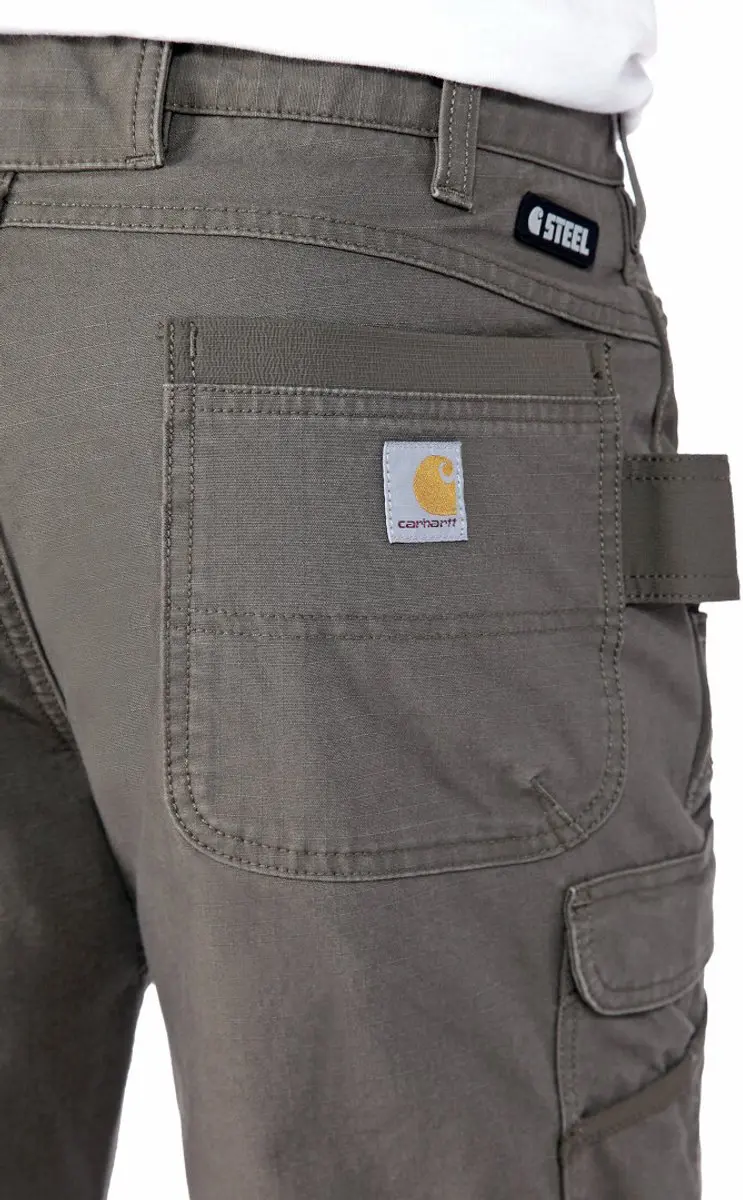 Carhartt Steel Rugged Flex Cargo Werkbroek - L - Tarmac - afbeelding 6 van 6