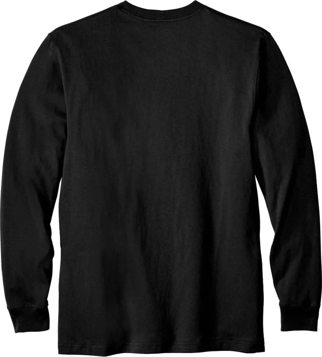 Carhartt Pocket T-Shirt Langmouw Heren - Zwart - Maat S