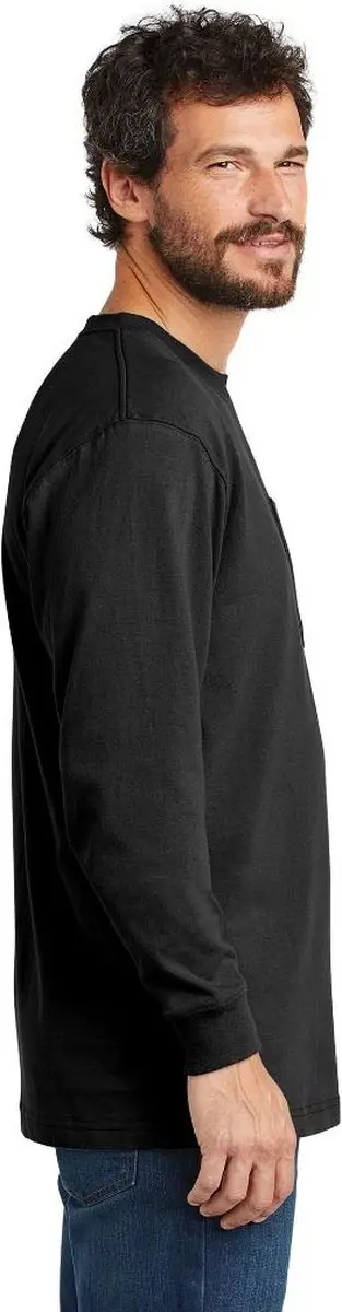 Carhartt Pocket T-Shirt Langmouw Heren - Zwart - Maat S - afbeelding 6 van 6