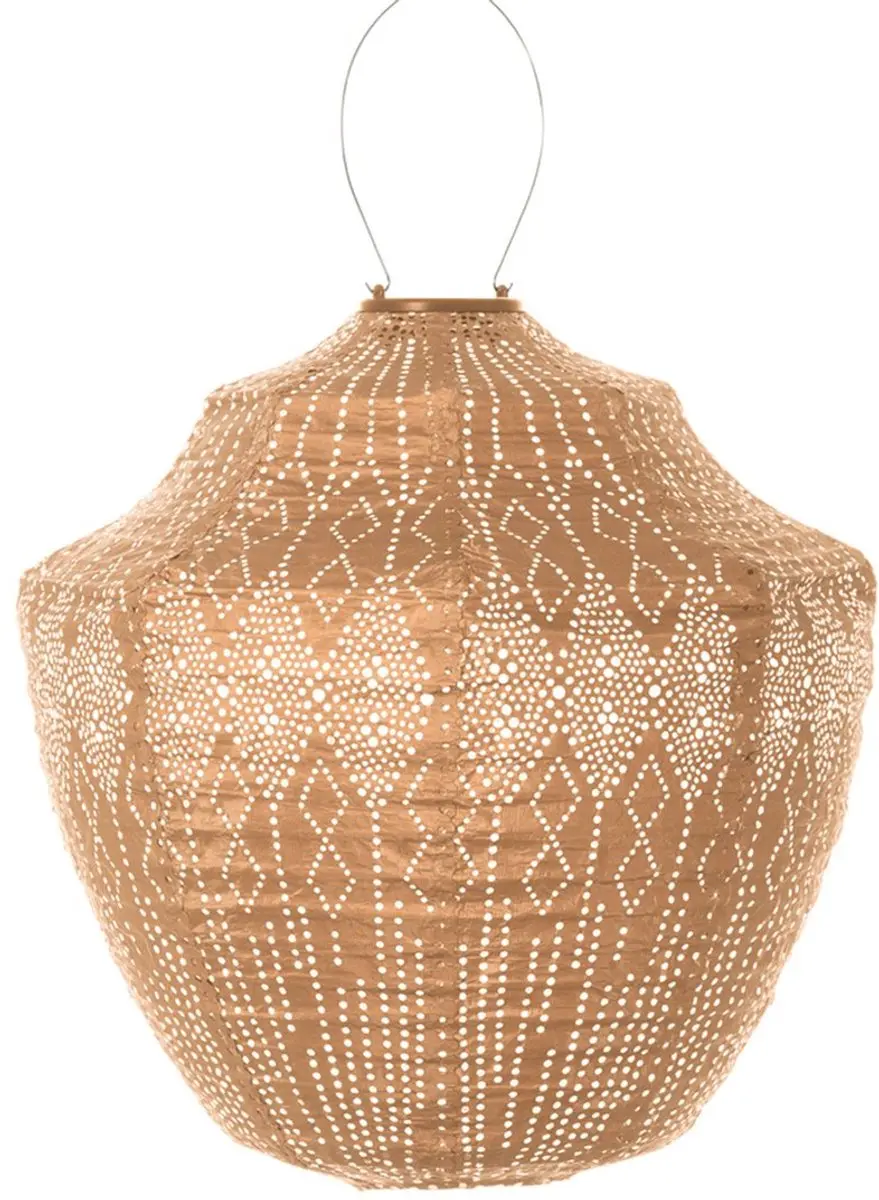Lumiz Solar Lampion Abrikoos - 3 Stuks