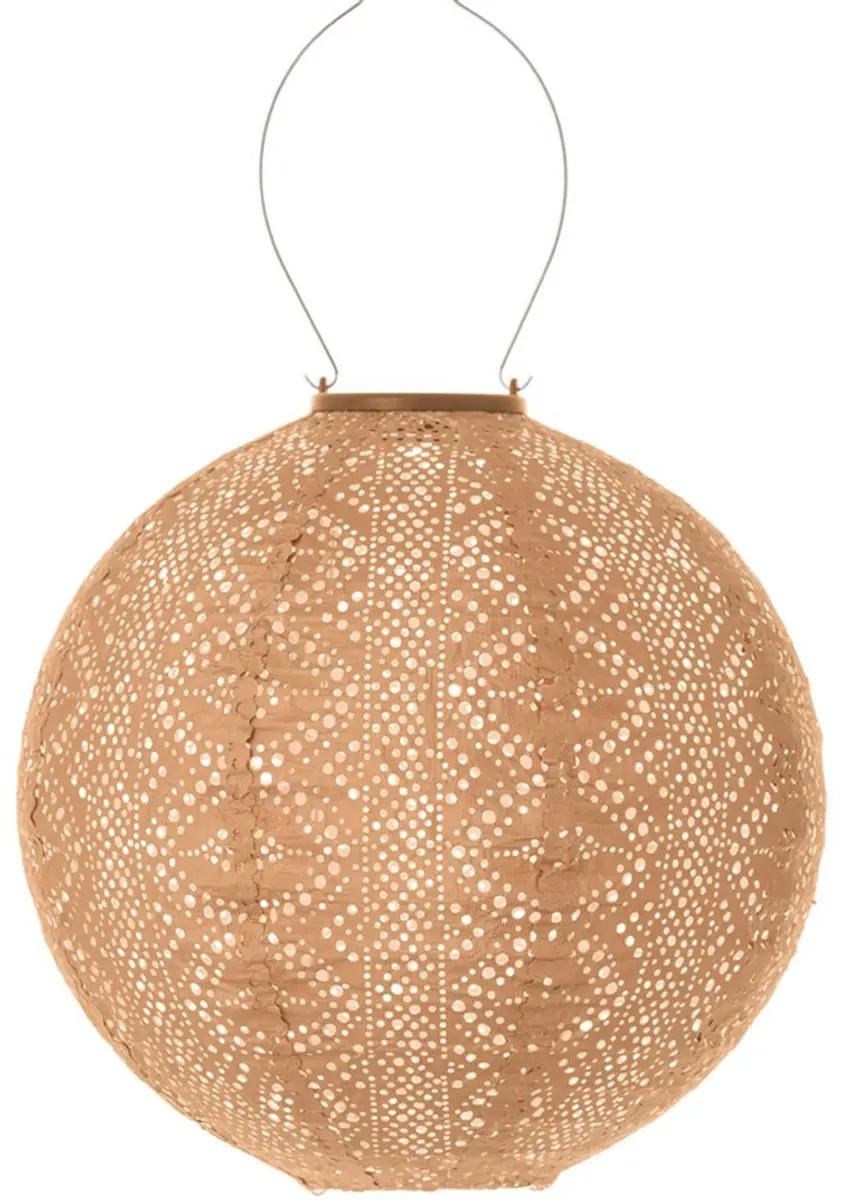 Lumiz Solar Lampion Abrikoos - 3 Stuks