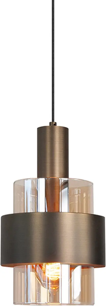 Highlight Moderne Hanglamp E27 Brons/Zwart - 1 Lichtpunt