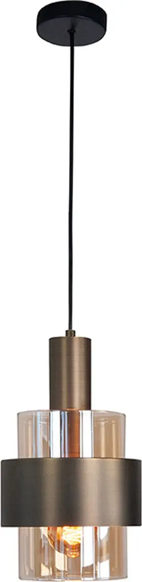 Highlight Moderne Hanglamp E27 Brons/Zwart
