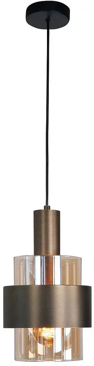 Highlight Moderne Hanglamp E27 Brons/Zwart - 1 Lichtpunt
