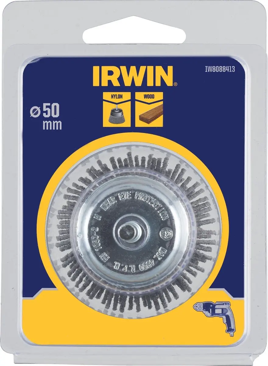 Irwin Nylondraadborstel Komvormig 50mm