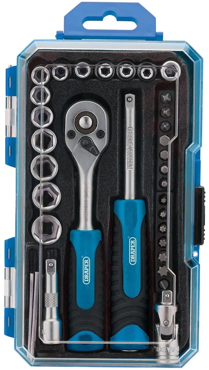 Draper 1/4" Doppenset 35-delig