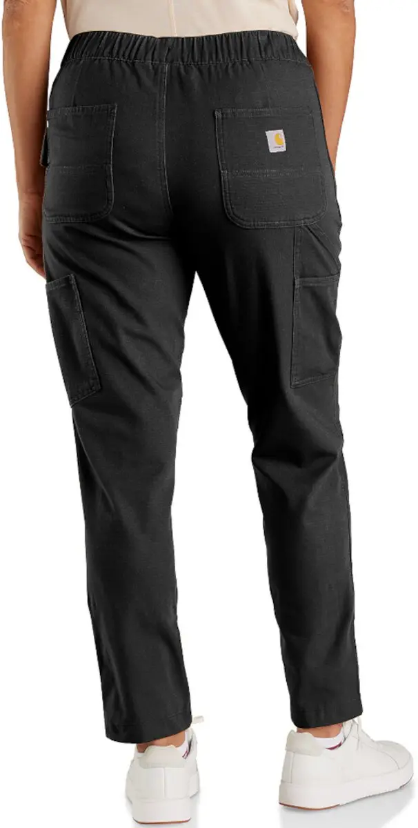 Carhartt Dames Relaxed Fit Ripstop Werkbroek M - Black