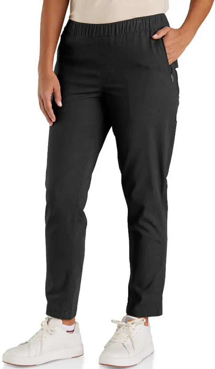 Carhartt Dames Relaxed Fit Ripstop Werkbroek M - Black