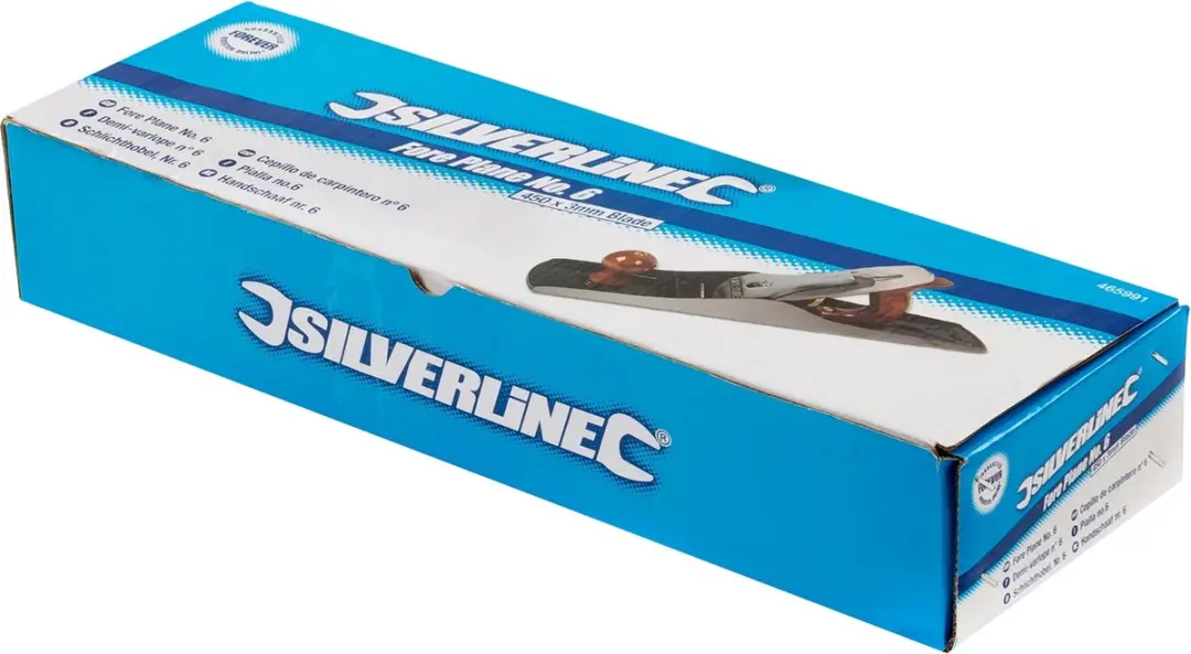 Silverline Handschaaf nr.6 Gietijzer Palissander - 60mm - Zwart