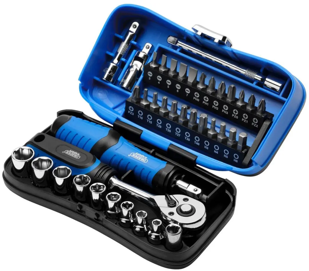 Draper 04713 Doppen- en Bitset 39-delig