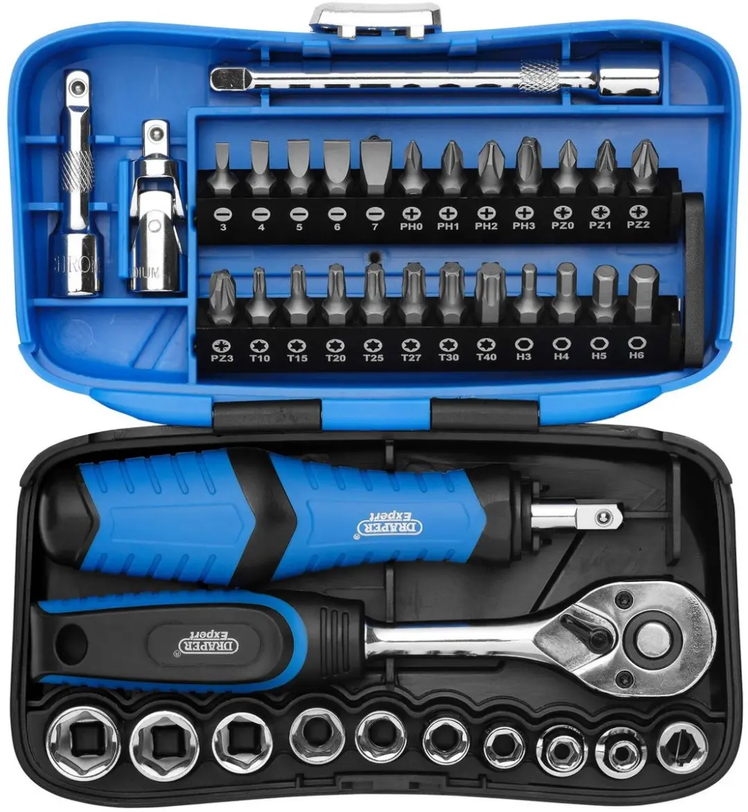 Draper 04713 Doppen- en Bitset 39-delig - afbeelding 6 van 6