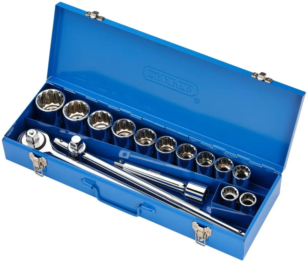 Draper HI-TORQ 3/4" Doppenset 15-delig - Ratelset