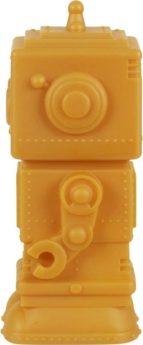 A Little Lovely Company Robot Kinderlampje - Okergeel